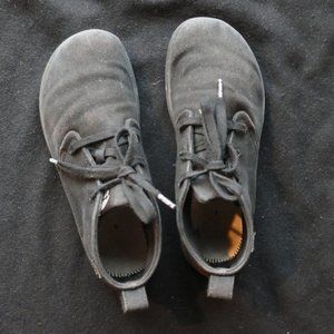 Lems Chukka boot, canvas, black, size 9